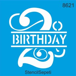 2 Yaşında - StencilSepeti