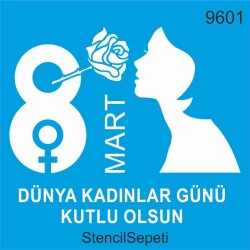 8 Mart Dünya Kadınlar Günü - StencilSepeti
