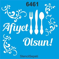 Afiyet Olsun - StencilSepeti