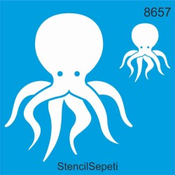 Ahtapot - StencilSepeti