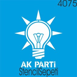 Ak Parti - StencilSepeti
