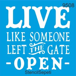 Anı Yaşa - StencilSepeti