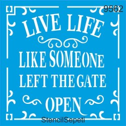 Anı Yaşa - StencilSepeti