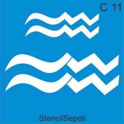 Aquarius - Kova - StencilSepeti