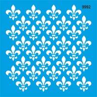 Armalı Desen - Stencil Boyama Şablonu - StencilSepeti