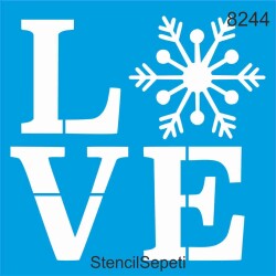 Aşk ve Kartanesi - StencilSepeti