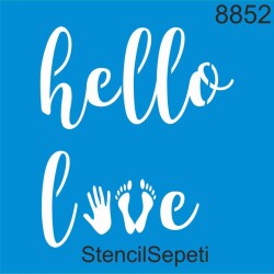 Aşka Selam - StencilSepeti