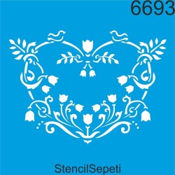 Aşkın Çiçekleri - StencilSepeti