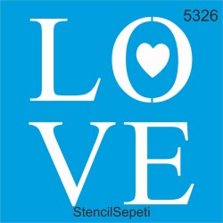 Aşkın Harfleri - StencilSepeti