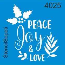 Aşkla Kal - StencilSepeti