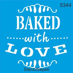 Aşkla Pişti - StencilSepeti