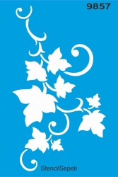 Asma Dalı - Stencil Boyama Şablonu - StencilSepeti