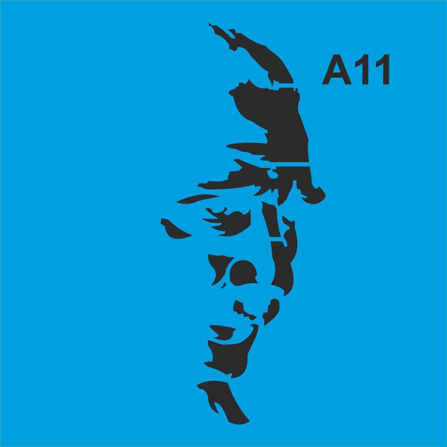 Atatürk - Stencil Boyama Şablonu - 2