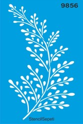 Bahar - Dalı - Stencil Boyama Şablonu - StencilSepeti