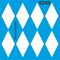 Baklava Deseni - Stencil Şablon - StencilSepeti