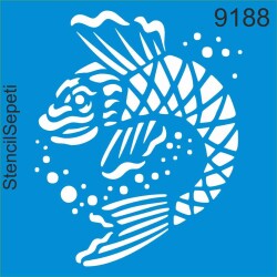 Balık Deseni - StencilSepeti