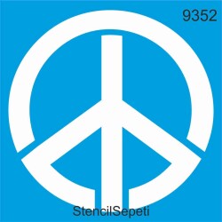 Barış Simgesi - StencilSepeti