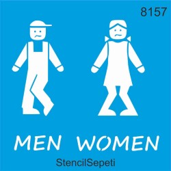 Bay Bayan - StencilSepeti