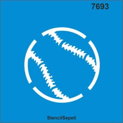 Beyzbol Topu - StencilSepeti