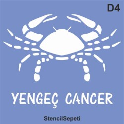 Cancer - Yengeç - StencilSepeti