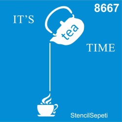 Çay Saati - StencilSepeti