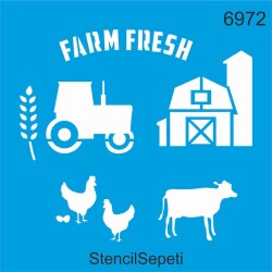 Çiftlik - StencilSepeti