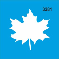 Çınar Yaprağı - Stencil Şablon - StencilSepeti
