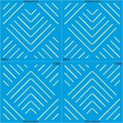 Çizgili Desen - Stencil Boyama Şablonu - 2