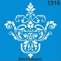 Damask Desen - StencilSepeti