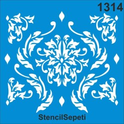 Damask Desen - StencilSepeti