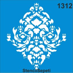 Damask Desen - StencilSepeti