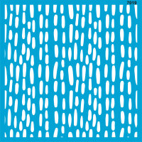 Damla Duvar Deseni Stencil Boyama Şablonu - StencilSepeti