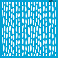 Damla Duvar Deseni Stencil Boyama Şablonu - StencilSepeti