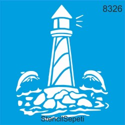 Deniz Feneri - StencilSepeti