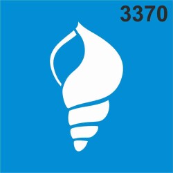 Deniz Kabuğu Deseni - Stencil Boyama Şablonu - StencilSepeti