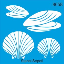 Deniz Kabukları - StencilSepeti