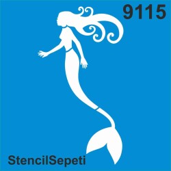 Deniz Kızı - StencilSepeti
