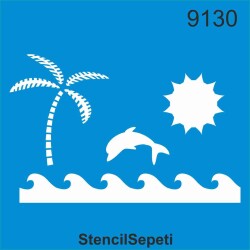 Deniz Manzarası - StencilSepeti