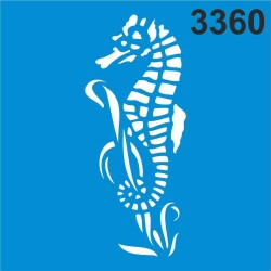 Denizatı Deseni - Stencil Boyama Şablonu - StencilSepeti