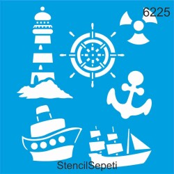 Denize Dair - StencilSepeti