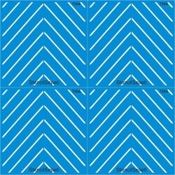 Diagonal Çizgili Desen - Stencil Boyama Şablonu - 2