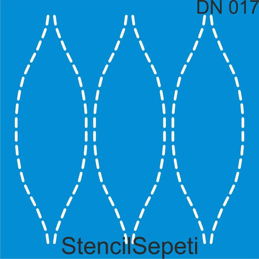 Dikiş Nakış Deseni - Stencil Şablon - 1