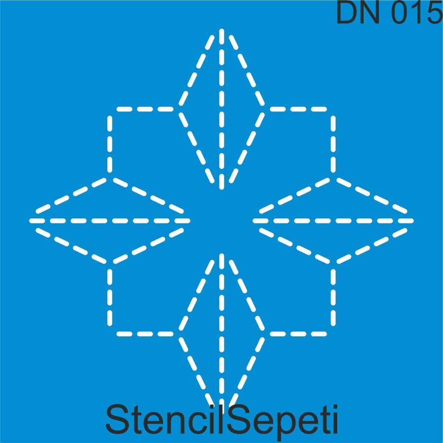 Dikiş Nakış Deseni - Stencil Şablon - 1