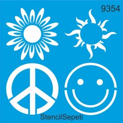 Dördü Bir Arada - StencilSepeti