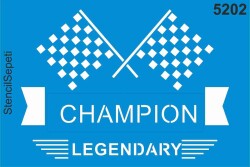 Efsanevi Şampiyon - StencilSepeti