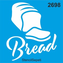 Ekmek Deseni - Stencil Boyama Şablonu - StencilSepeti