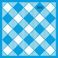 Ekose - Stencil Boyama Şablonu - StencilSepeti