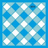 Ekose - Stencil Boyama Şablonu - StencilSepeti