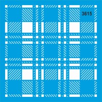 Ekose - Stencil Boyama Şablonu - StencilSepeti