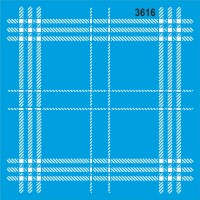 Ekose - Stencil Boyama Şablonu - StencilSepeti